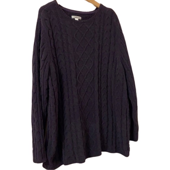 Croft & Barrow women’s sweater. Eggplant colour. Size: XL - Picture 1 of 4
